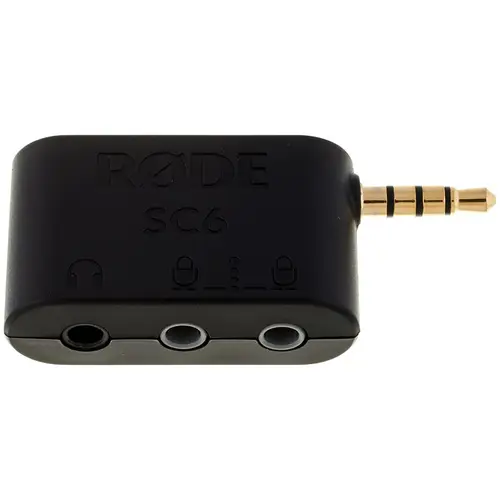 Rode SC6 Steckadapter f. 2 TRRS-Eingänge und 1 Kopfhörerausgang