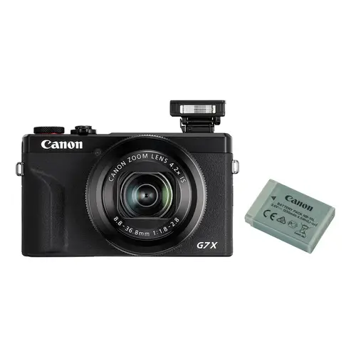 Canon PowerShot G7X MIII schwarz Battery Kit, Digitalkamera+Zusatzakku