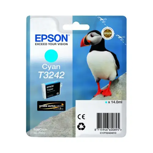 Epson T3242 cyan 14 ml Tinte für Epson SC-P400