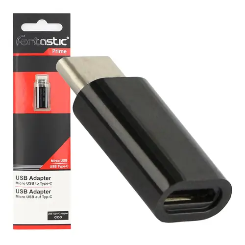 Fontastic Adapter MicroUSB auf USB Typ-C