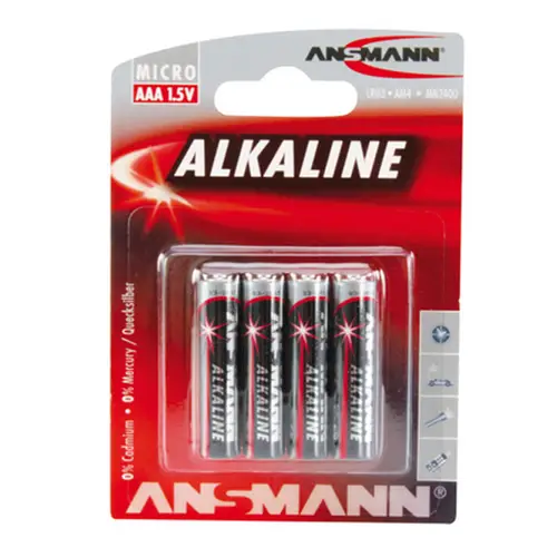 Ansmann RED Alkaline Micro AAA/LR03 4-er