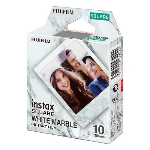 Fujifilm Instax SQUARE White Marble WW1 Sofortbildfilm