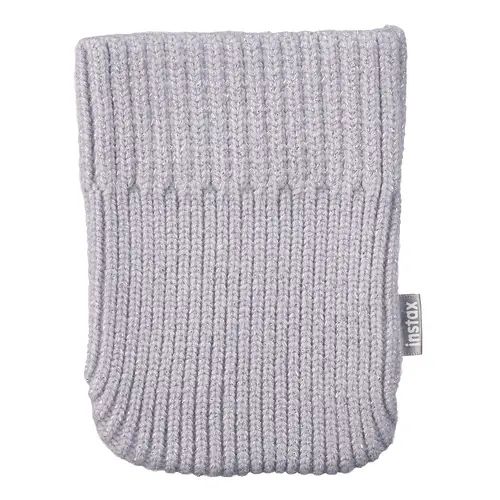 Fujifilm Instax Mini Link Socke white gestrickte Tasche