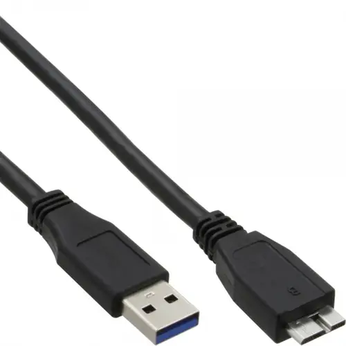 InLine USB 3.0 A an Micro B Kabel 1 m schwarz