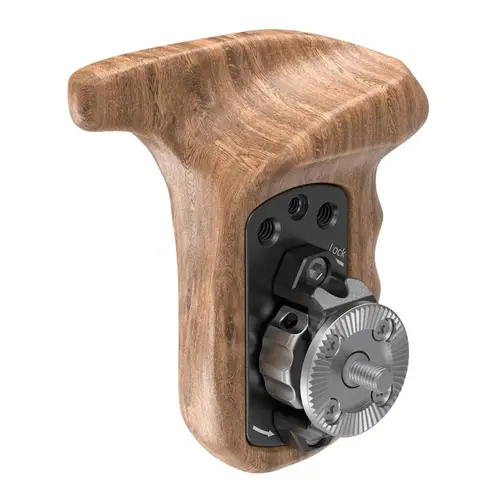 SmallRig 1891B Hollzgriff links mit Arri Rosetten