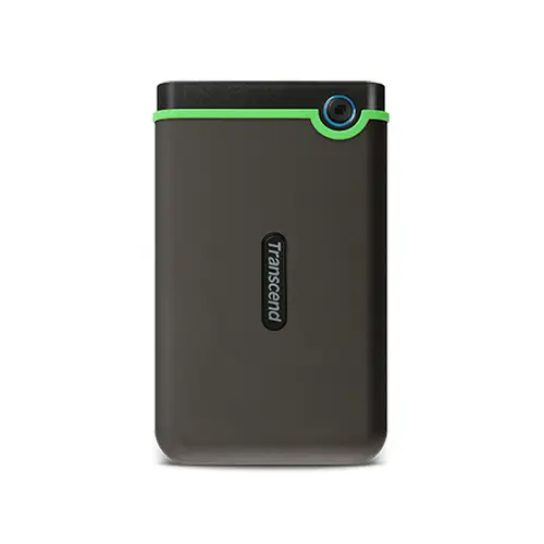 Transcend StoreJet 25M3S 4TB grau-grün, externe 2,5' HDD-Festplatte"
