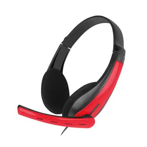 Fontastic ToXx Multimedia Headset sw/rot mit Mikrofon
