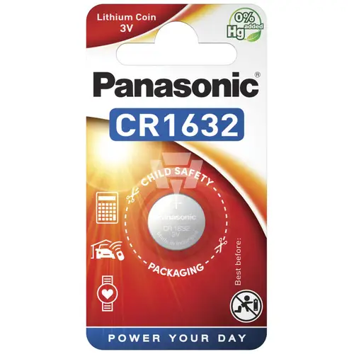 Panasonic CR1632 Knopfzelle