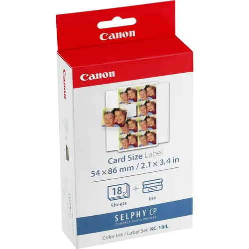 Canon KC-18IL Tinten- und Papiersatz Ministicker 18 Blatt