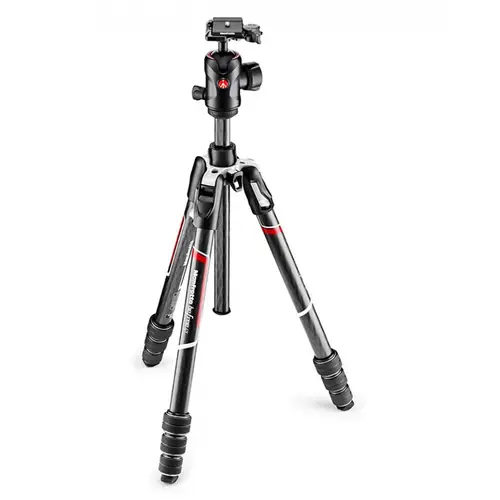 Manfrotto Befree GT Carbon m. Kugelkopf Twist mit Kugelkopf 4 Segmente