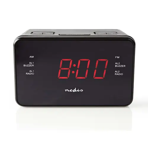 Nedis CLAR002BK Digital-Wecker-Radio