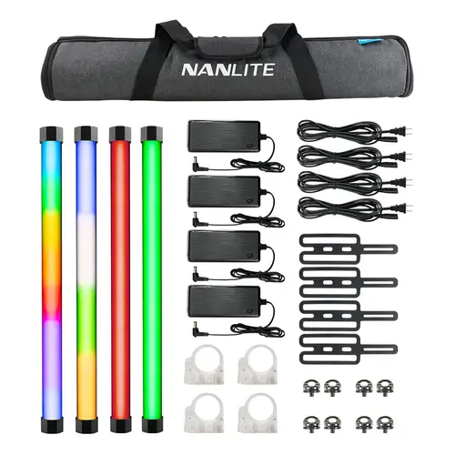 Nanlite PavoTube II 15X 4 Kit RGBWW Farb-Effektleuchte
