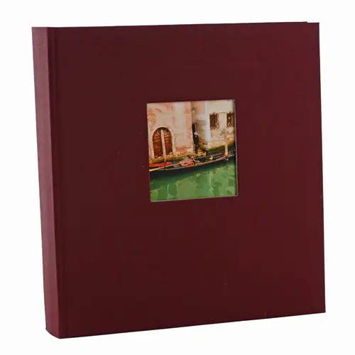 Goldbuch Bella Vista 25x25 cm bordeaux, 60 weißen Seiten, Buchalbum