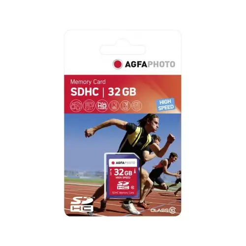 AgfaPhoto 32 GB SDHC-Karte Class10 W 35MB/s, R 100MB/s