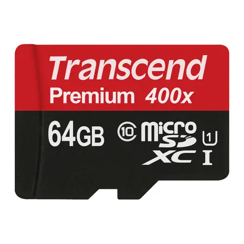 Transcend 64GB microSDXC Cl10 UHS-1 400x