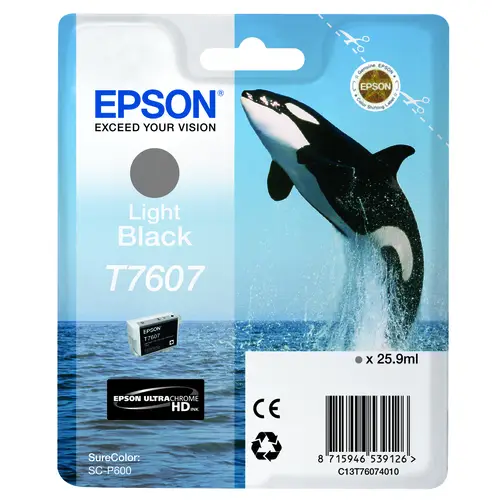 Epson T7607 light black Tinte für SureColor SC-P600