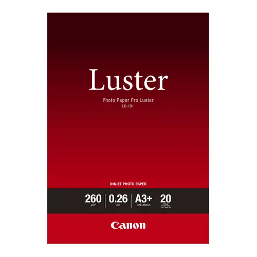 Canon LU-101 PRO-Fotopapier Luster A3+, 20 Blatt 260g/m²