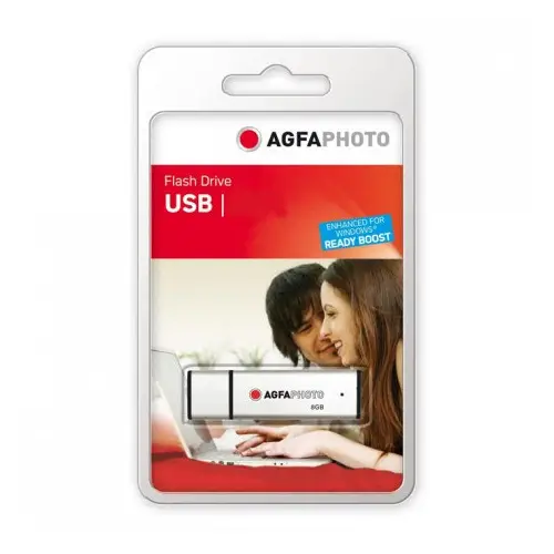 AgfaPhoto USB-Stick 4 GB, USB 2.0 silber