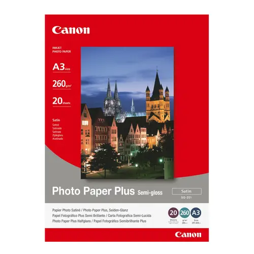 Canon SG-201 Fotopapier A3, 20 Blatt 260g/m² Plus seidenglanz