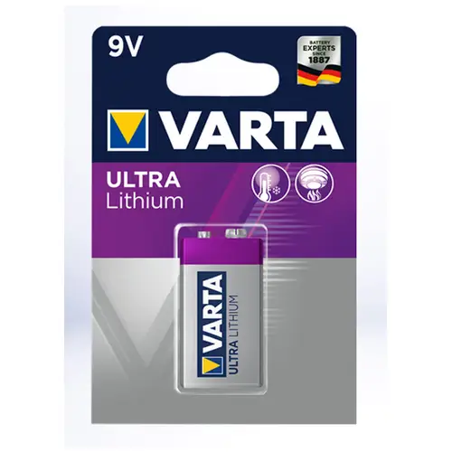 Varta Ultra Lithium 9V Block (CR-V9) Batterie