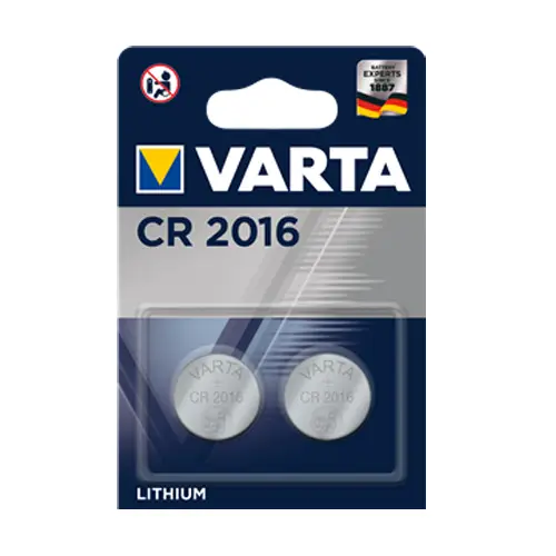 Varta Electronics CR 2016 2er Blister Knopfzelle