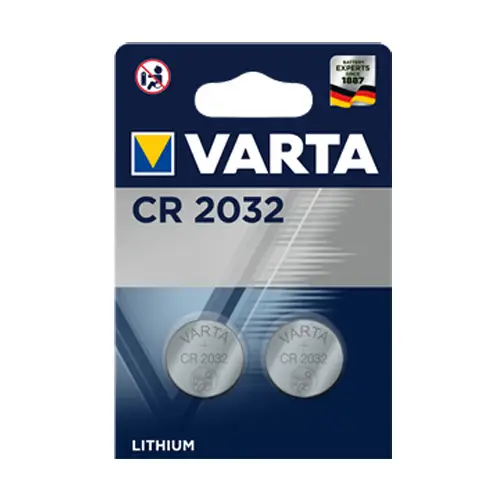 Varta Electronics CR 2032 2er Blister Knopfzelle