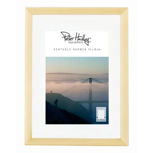 Peter Hadley Rondo 10x15 cm, natur, Holzrahmen