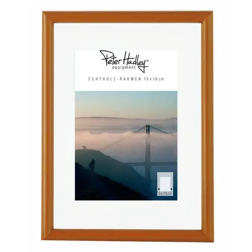 Peter Hadley Rondo 15x20 cm, hellbraun, Holzrahmen