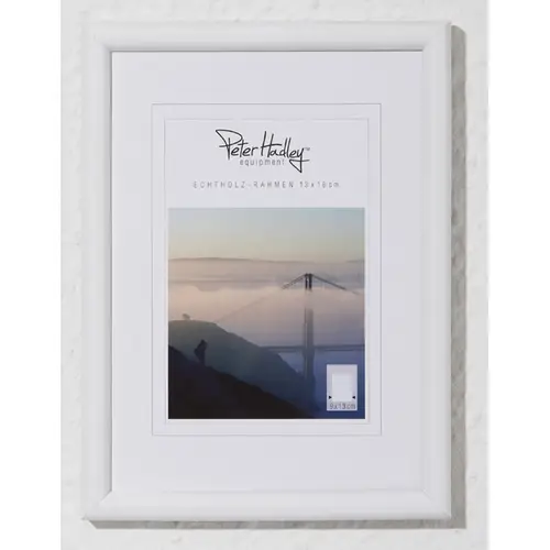 Peter Hadley Rondo 20x30 cm, weiß, Holzrahmen