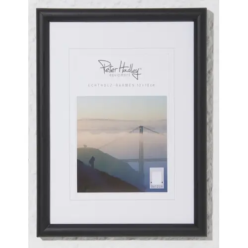 Peter Hadley Rondo 13x18 cm, schwarz, Holzrahmen