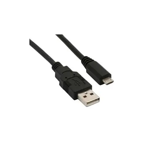 InLine USB A Stecker an Micro B Kabel 1 m schwarz