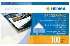 Herma Transparol Fotoecken 2er-Streifen extra-groß VE=100 Stück