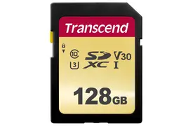 Transcend 128GB SDXC-Karte 500S UHS-I U3 V30 95/50MB/s