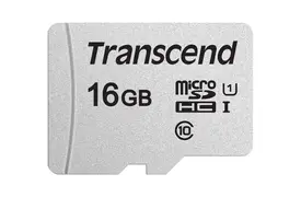 Transcend 16 GB microSDHC-Karte 300S UHS-I U1 Cl10 20MB/s