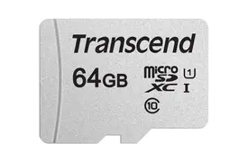 Transcend 64 GB microSDXC-Karte 300S UHS-I U1 V10 95/45MB/s