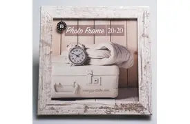 ZEP Nelson 6, 20x20 cm weiß-vintage Holzrahmen