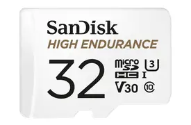 SanDisk High Endurance 32 GB microSDHC Karte mit SD-Adapter, C10, U3, V30