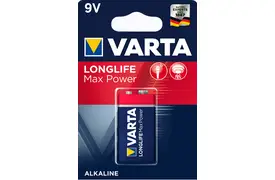 Varta Longlife Max Power 9V Block (6LR61) Batterie