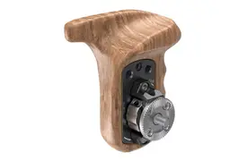 SmallRig 1891B Hollzgriff links mit Arri Rosetten