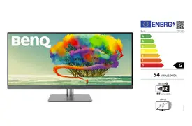 BenQ PD3420Q 86,36 cm (34') grau/sw matt UWQHD DesignVue 21:9 Grafik-Monitor"