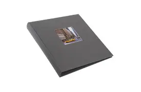 Goldbuch Bella Vista grau, 30x31 cm 60 schwarze Seiten, Buchalbum