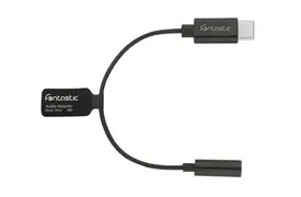 Fontastic Adapter Typ-C auf 3,5 mm Audio Buchse, schwarz Realtek DAC