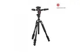Manfrotto Kit Befree 3 Way Live Advanced Ausführung mit Fluid-Video-Neiger