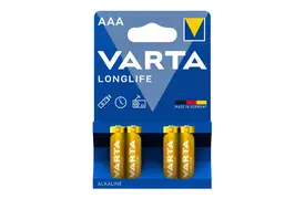 Varta Longlife Micro (AAA/LR03) 4er Bl. Alkaline Batterien
