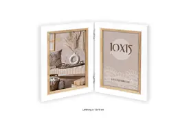 ZEP Tischrahmen Ayas 2fach 13x18 cm im Hochformat, aus Holz