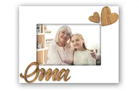 ZEP Oma 10x15 cm weiß Tischrahmen Querformat, aus Holz