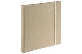 Hama Tessuto 30x30 cm beige Buchalbum mit 60 weißen Seiten