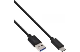 InLine USB 3.2 Typ-C an USB-A Kabel 1 m schwarz