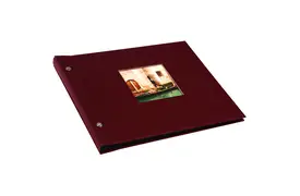 Goldbuch Bella Vista 30x25 cm, bordeaux mit 40 schwarzen Seiten