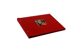 Goldbuch Bella Vista 30x25 cm, rot mit 40 schwarzen Seiten